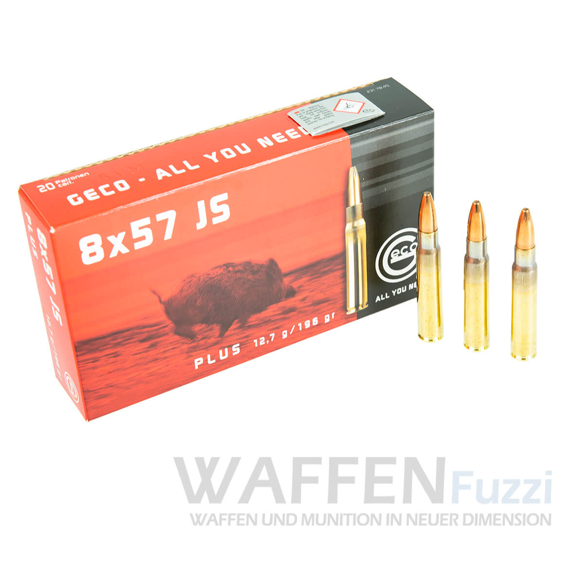 PP2_0988-copy Geco Plus zuverlässige Büchsenpatronen 196gr 20 Schuss Kaliber 8x57JS
