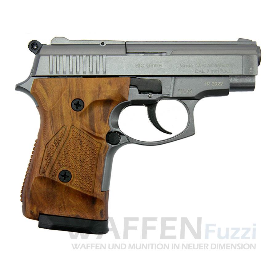 Zoraki 914 Schreckschusswaffe 9mm, Titan/Holzoptikgriffschalen