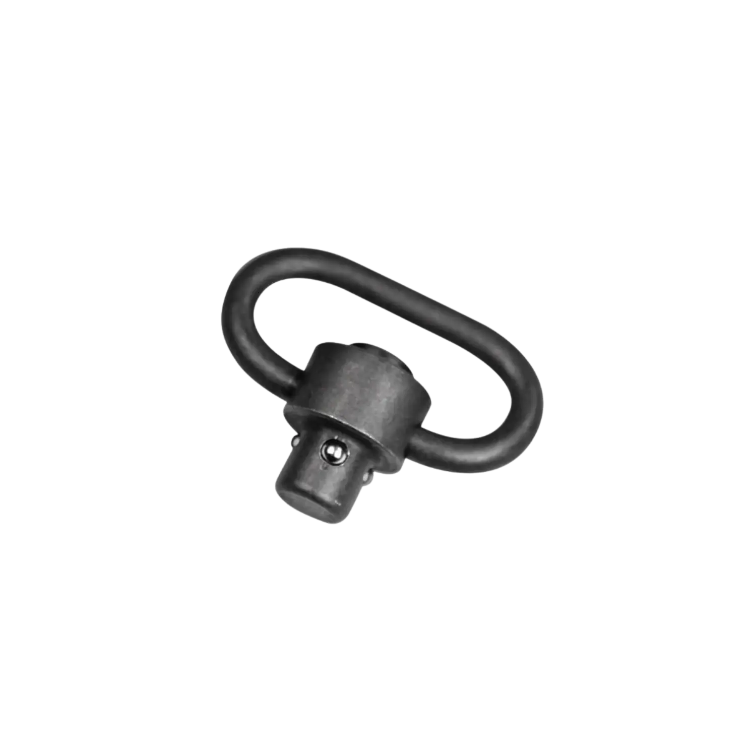 Schwarzer Magpul QD Sling Swivel mit ovalem Ring und Druckknopfverschluss für AR15, M4, M16