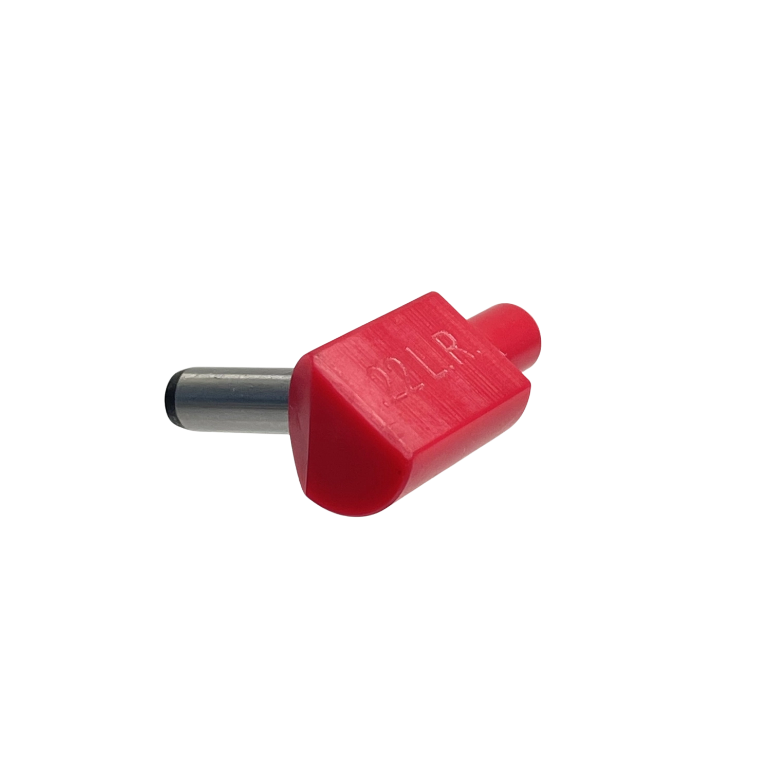 Roter Walther Trockentrainer für GSP500 Kaliber .22 lr mit zylindrischem Metallstift