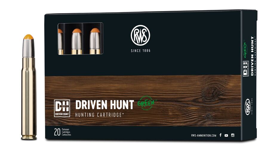 RWS 9,3x62 Driven Hunt Green 250grs Deformation 20 Schuss RWS 9,3x62 Driven Hunt Green 250grs Deformation 20 Schuss