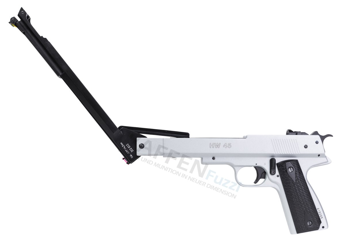 Luftpistole Weihrauch HW45 Schlittenspanner Kaliber 4,5mm Diabolo