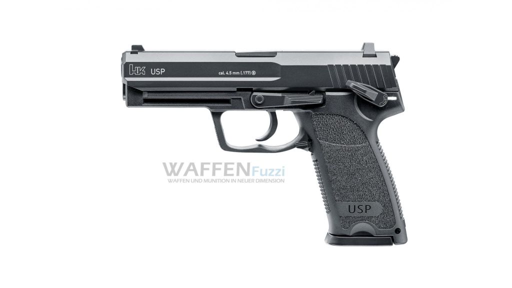 H&K USP Metall CO2 Pistole Kaliber 4,5mm Stahl BB mit BlowBack