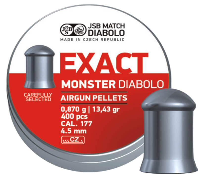 JSB-Diabolo-Exact-Monster-0-870 400 Schuss JSB Diabolo Exact Monster Diabolos 0,870g