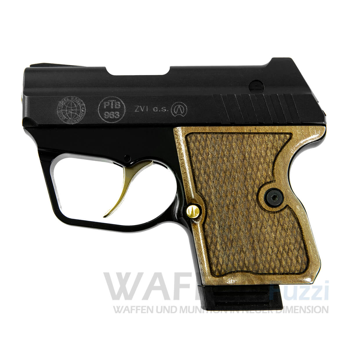 CNC-Gefr-sste-Stahlpistole-Schreckschuss-9mm-Knall Steel Eagle Schreckschusspistole Kaliber 9mm P.A.K. - kompakte Pistole 6 Schuss