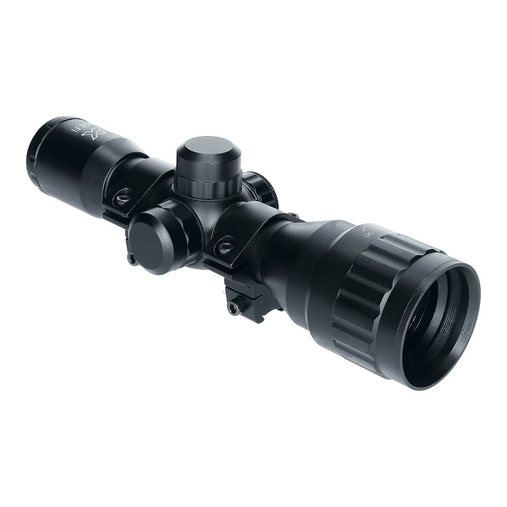 Kompaktes + Beleuchtetes Zielfernrohr für Luftgewehre mit 11mm Schiene UX RS 4x32FI 