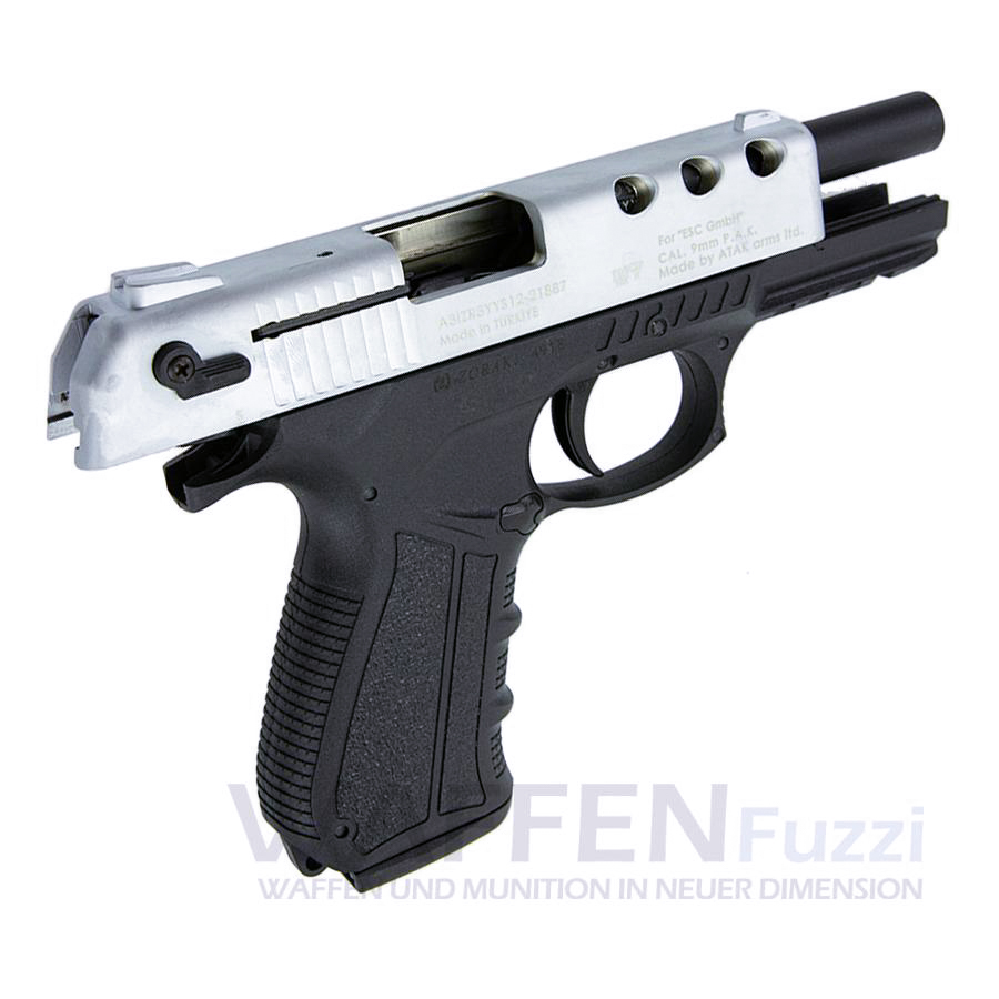 Zoraki 4918 Schreckschusspistole Chrom Matt Kaliber 9mm P.A.K.