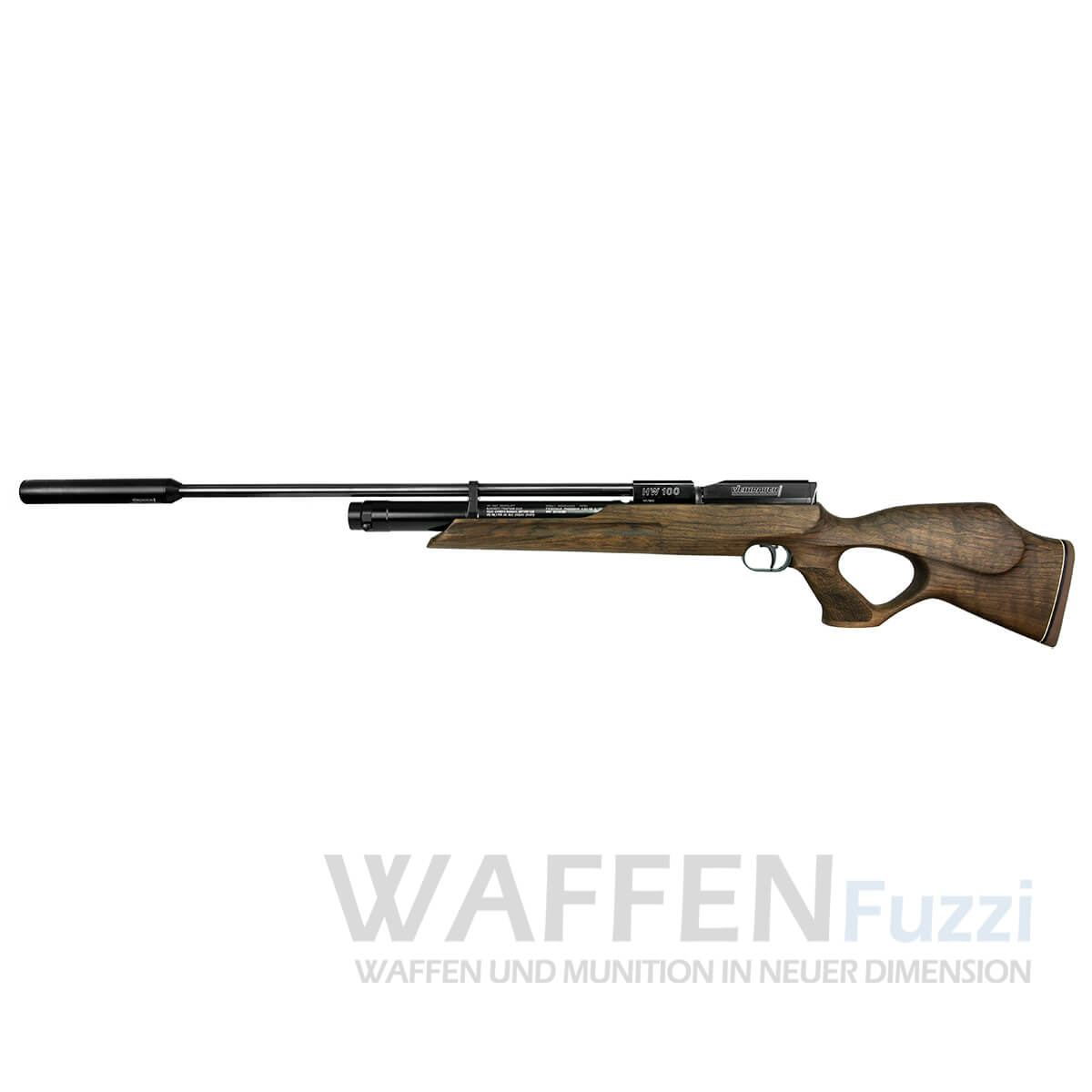 PP2_0047-copy HW 100 T Lange Version + Schalldämpfer Holz Lochschaft