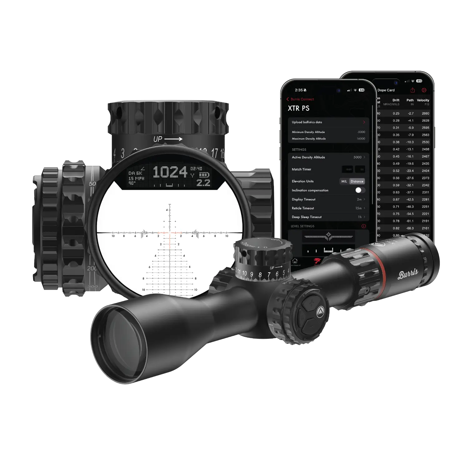 Burris XTR PS 3,3-18x50 LA-SCR2 MIL I 1. Bildebene