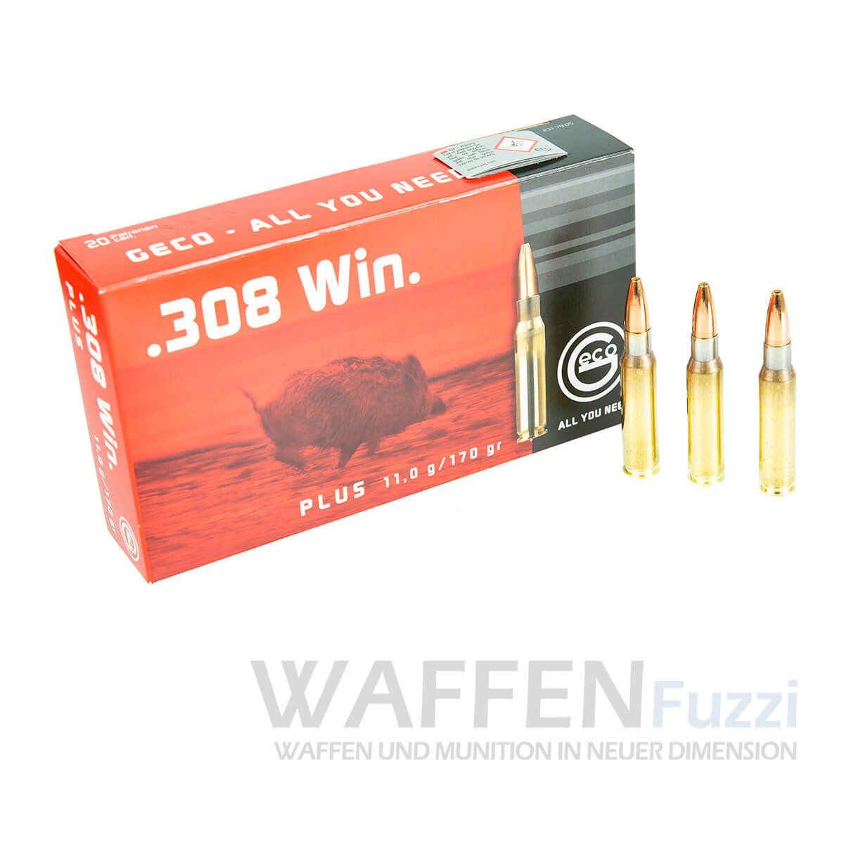 PP2_0894-copy Geco Plus Büchsenpatronen 170gr 20 Schuss Kaliber .308WIN preiswerte Jagdmunition