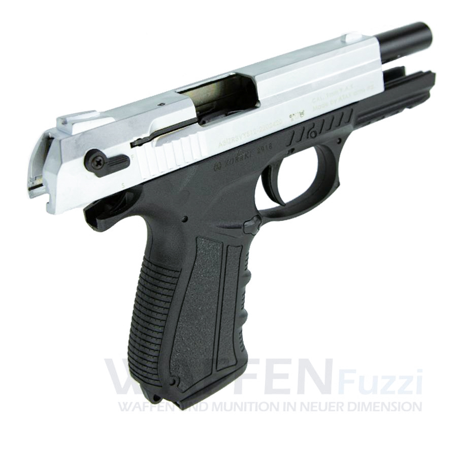 Zoraki 2918 Schreckschusspistole Matt-Chrom Kaliber 9mm P.A.K.