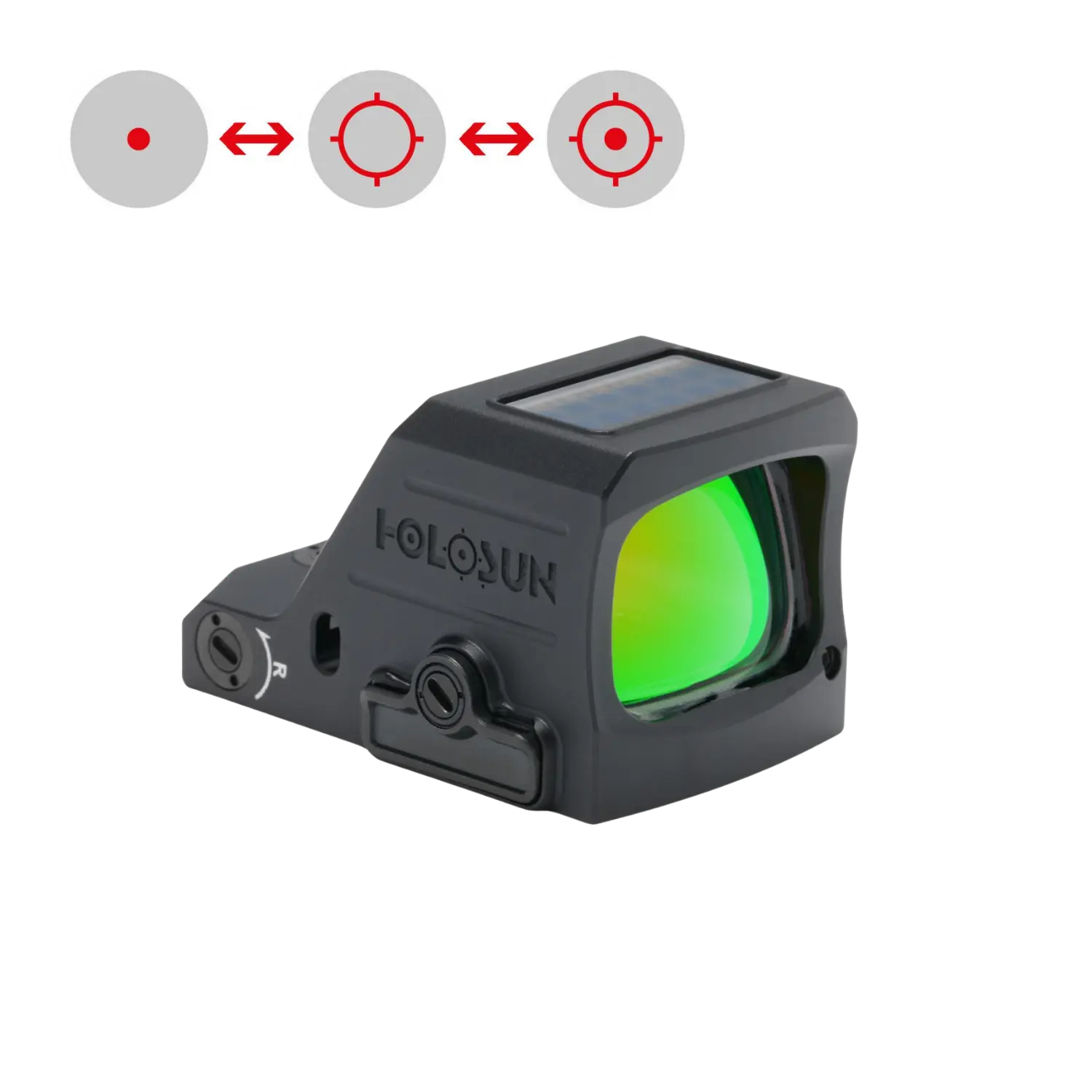 Holosun HS507C-X3-RD-MRS Kreispunktvisier Open Reflex Absehen