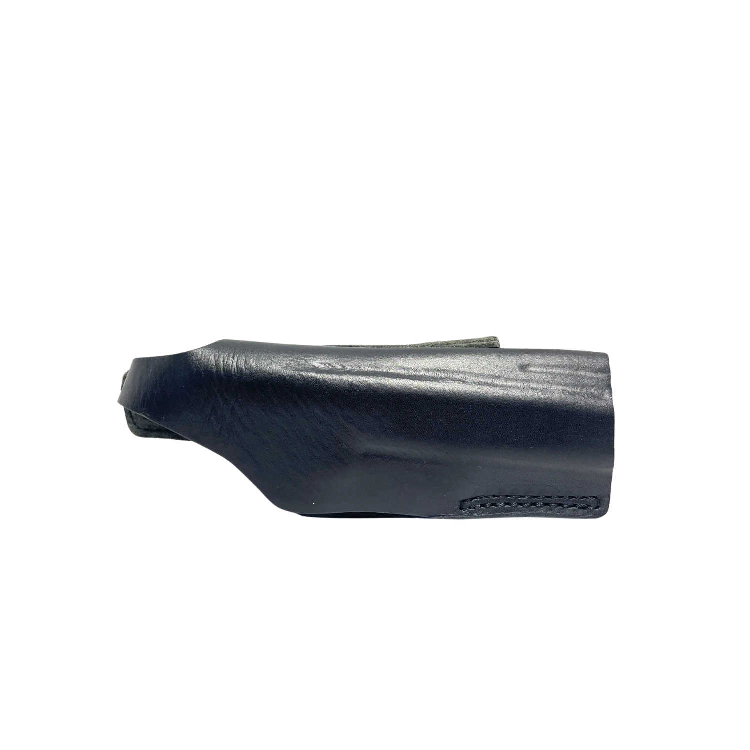 schwarzes Lederholster von außen