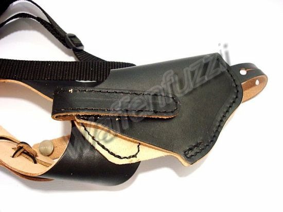 258415c4ea075943adcf2b6d2e1dbf60 Leder-Schulterholster für 2" Revolver Natur