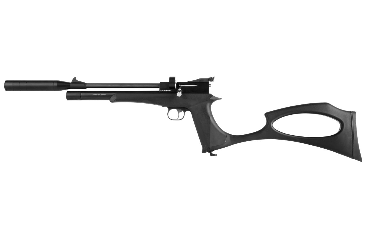 Diana Pressluftpistole Bandit BLACK Kaliber 5,5mm Diabolo + Regulator + Schaft