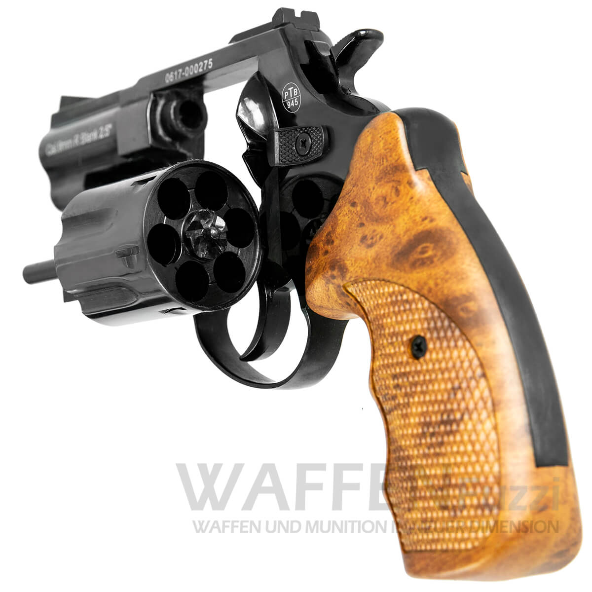 Klassischer-Schreckschussrevolver-Zoraki-9mm-R-Knall Zoraki Schreckschussrevolver Stahltrommel 6 Schuss Shiny