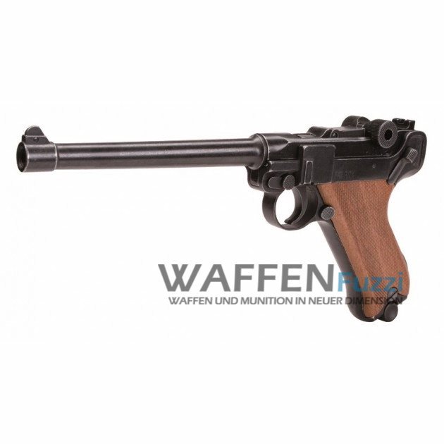 p-04 ME P04 Schreckschusswaffe 9mm antik-look mit Holzgriff