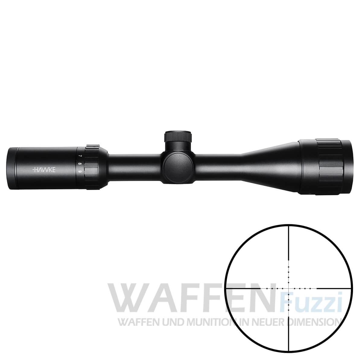 Hawke Vantage 3-9x40AO MitDot Absehen Parallaxe Stoßfest und Stickstoffgefüllt