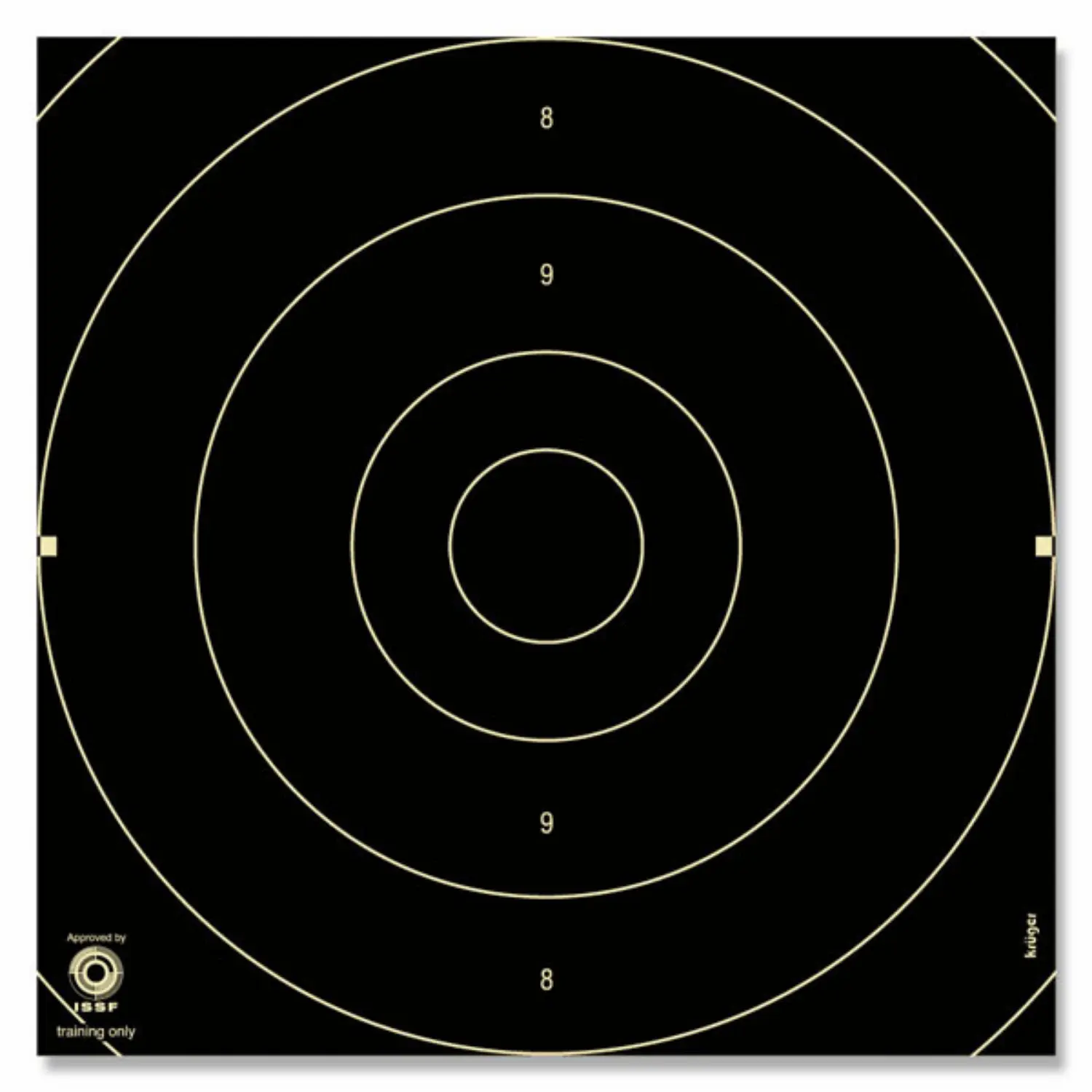 Schnellfeuer / Duell Spiegel 25 Meter 25x26 cm, 50 St.