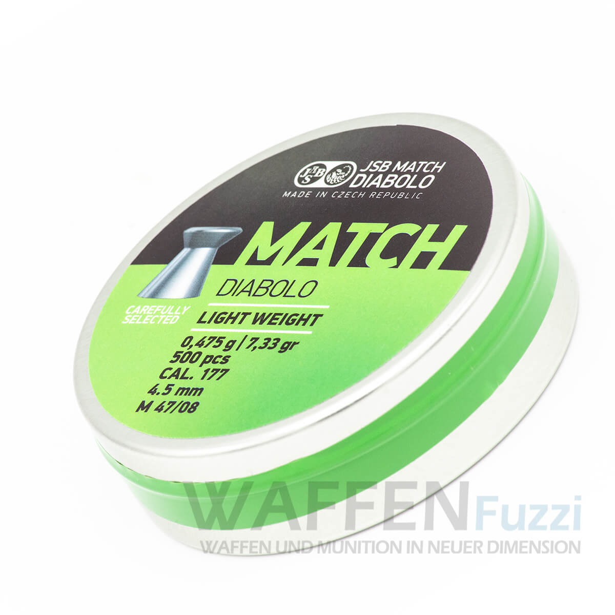 IMG_1510-KopieRyM0ikIIi8mrq JSB Match Diabolo für Luftpistolen leichtes Flachkopf Diabolo Kaliber 4,5mm 500 Schuss