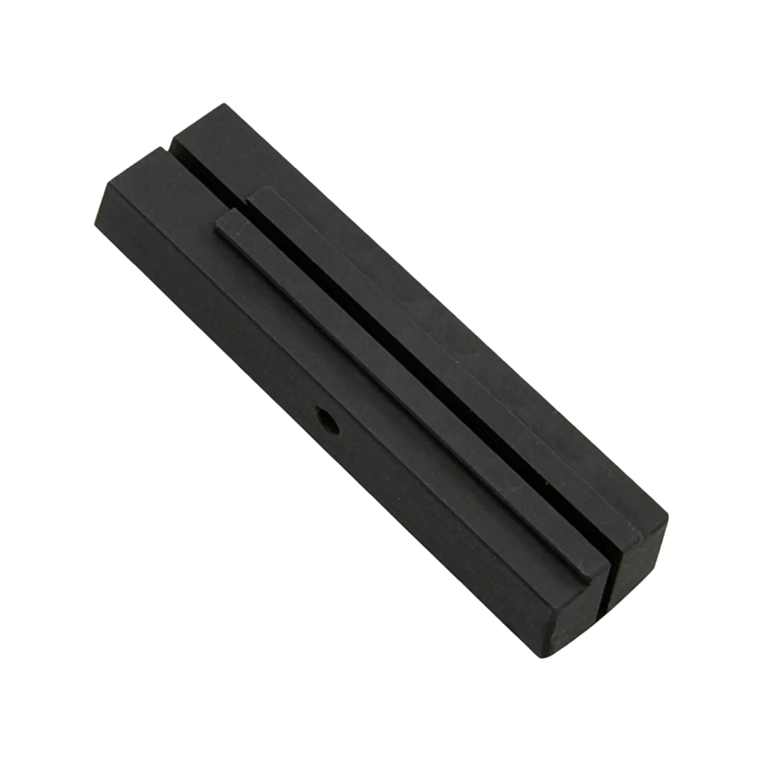 Vordergewicht für Hämmerli X Esse 165g Schwarzes Vordergewicht für Hämmerli, länglich mit rechteckigem Querschnitt und mittiger Bohrung.