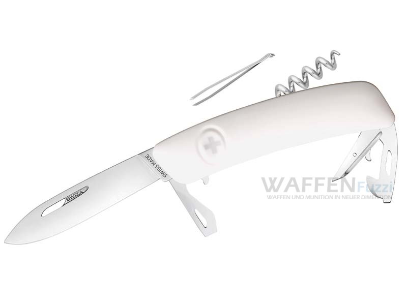 Schweizer-MEsser-D03-weiss SWIZA D03 weiss Taschenmesser mit über 11 Funktionen