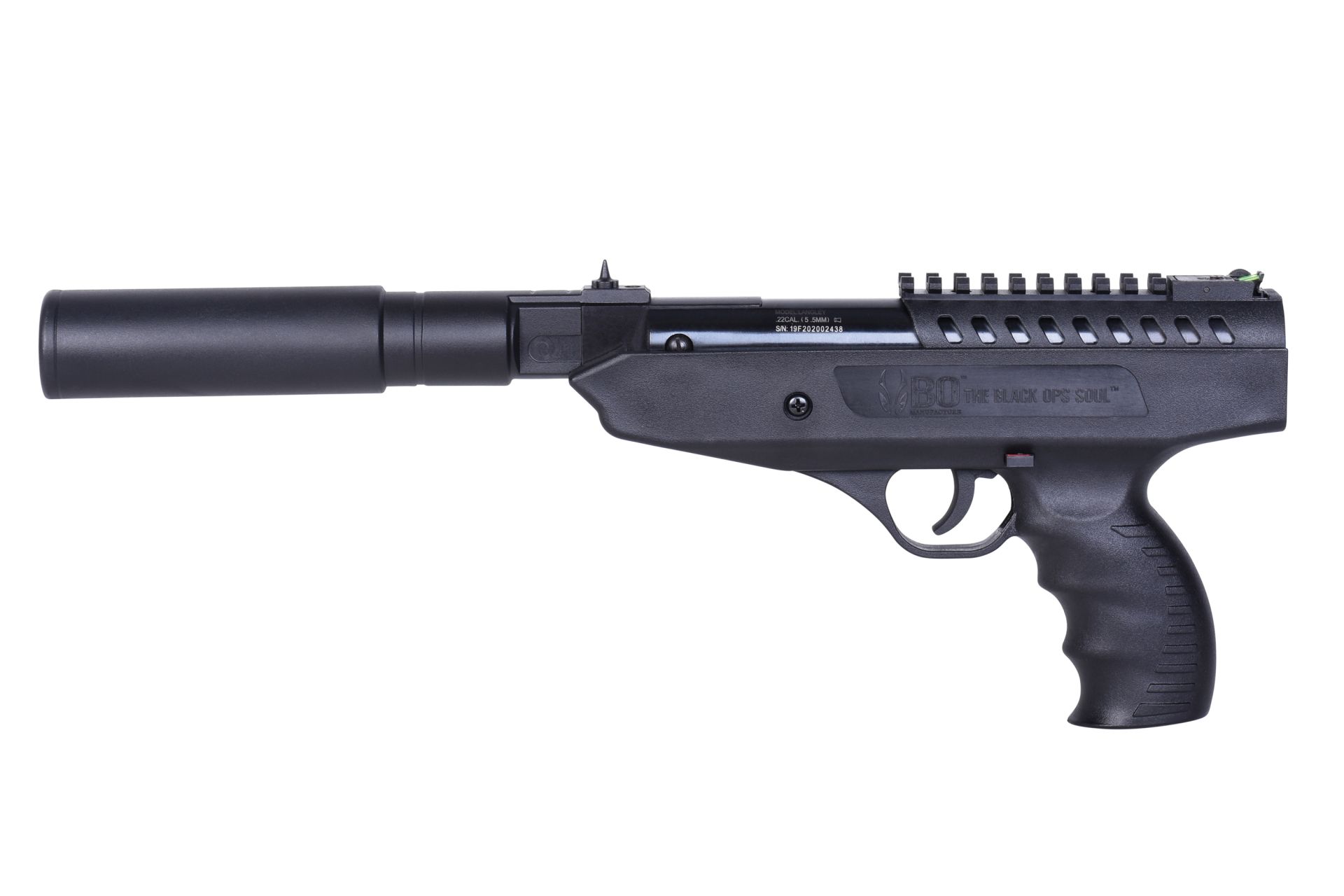 Luftpistole BO Langley Silencer Kaliber 5,5mm