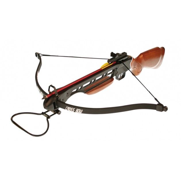 Big-Elk-I Recurve Armbrust BIG ELK 150 lbs Zuggewicht brauner Holzschaft inkl. Pfeile