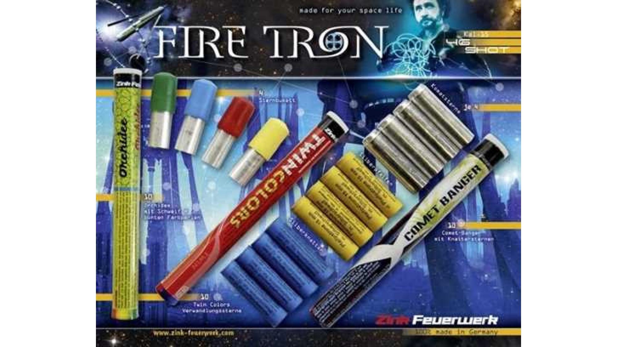 Zink Fire Tron 46 Schuss Pyrotechnik Zink Fire Tron 46 Schuss Pyrotechnik