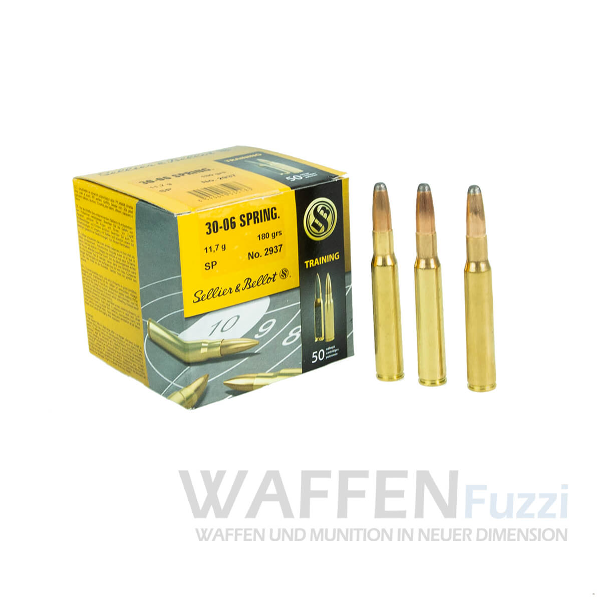 Trainings- und Jagdmunition S&B .30-06 SP Teilmantel 180gr.