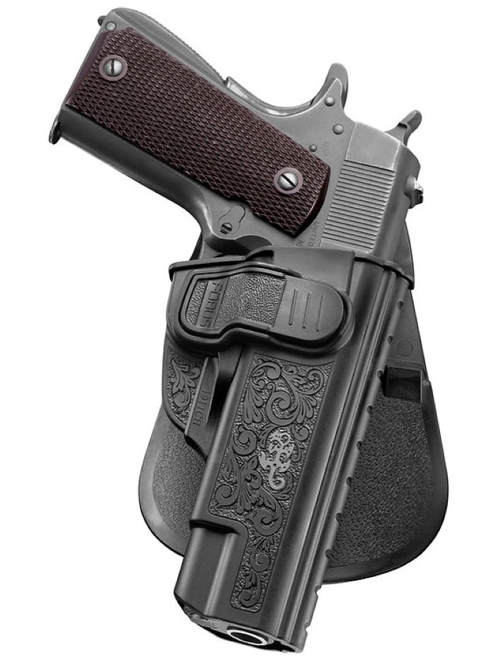 Fobus Paddle Trigger Locking Holster RT für die meisten 1911 Modelle ohne Schiene