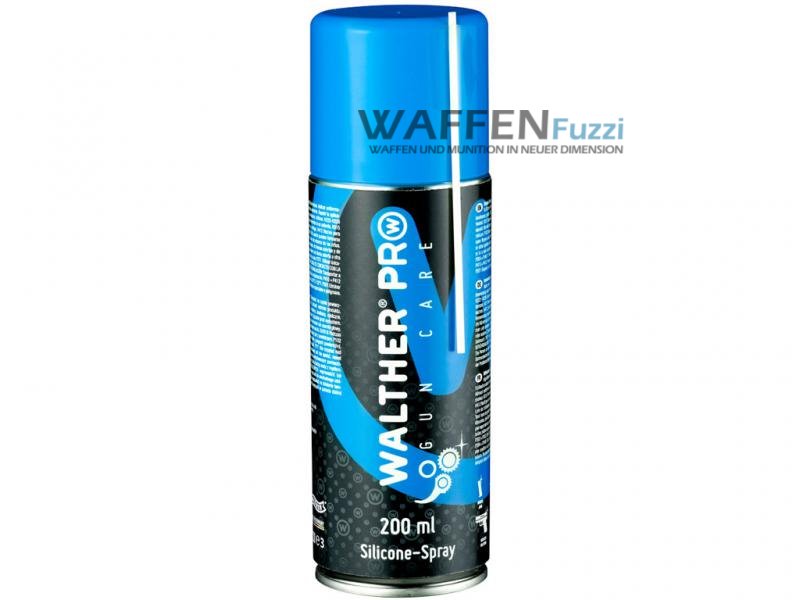 Walther Gun Care Silikonspray 200ml für die sensible Waffentechnikpflege der Dichtungen und Gummiteile