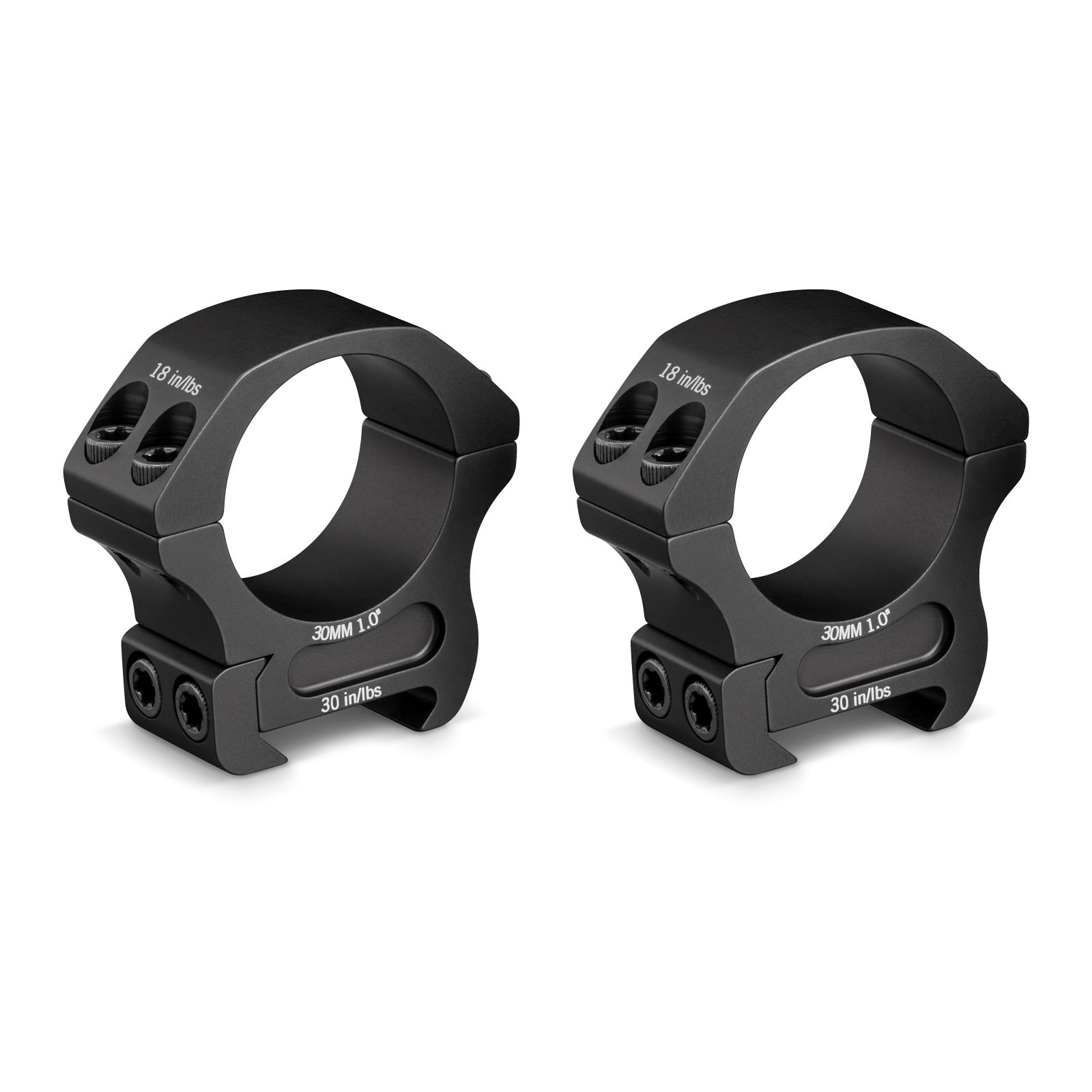 Vortex Pro Series mittel-hohe Montageringe 30 mm Ringdurchmesser Vortex Pro Series mittel-hohe Montageringe 30 mm Ringdurchmesser