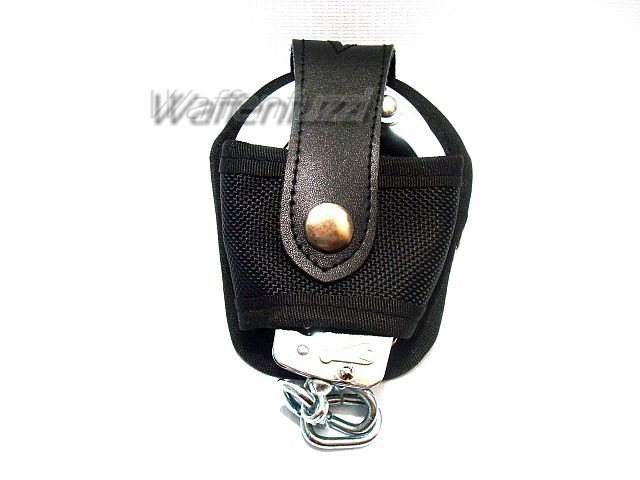 a976ac1b9359fe7f2da4a8f82f63ae36 Handschellenetui aus Leder und Nylon