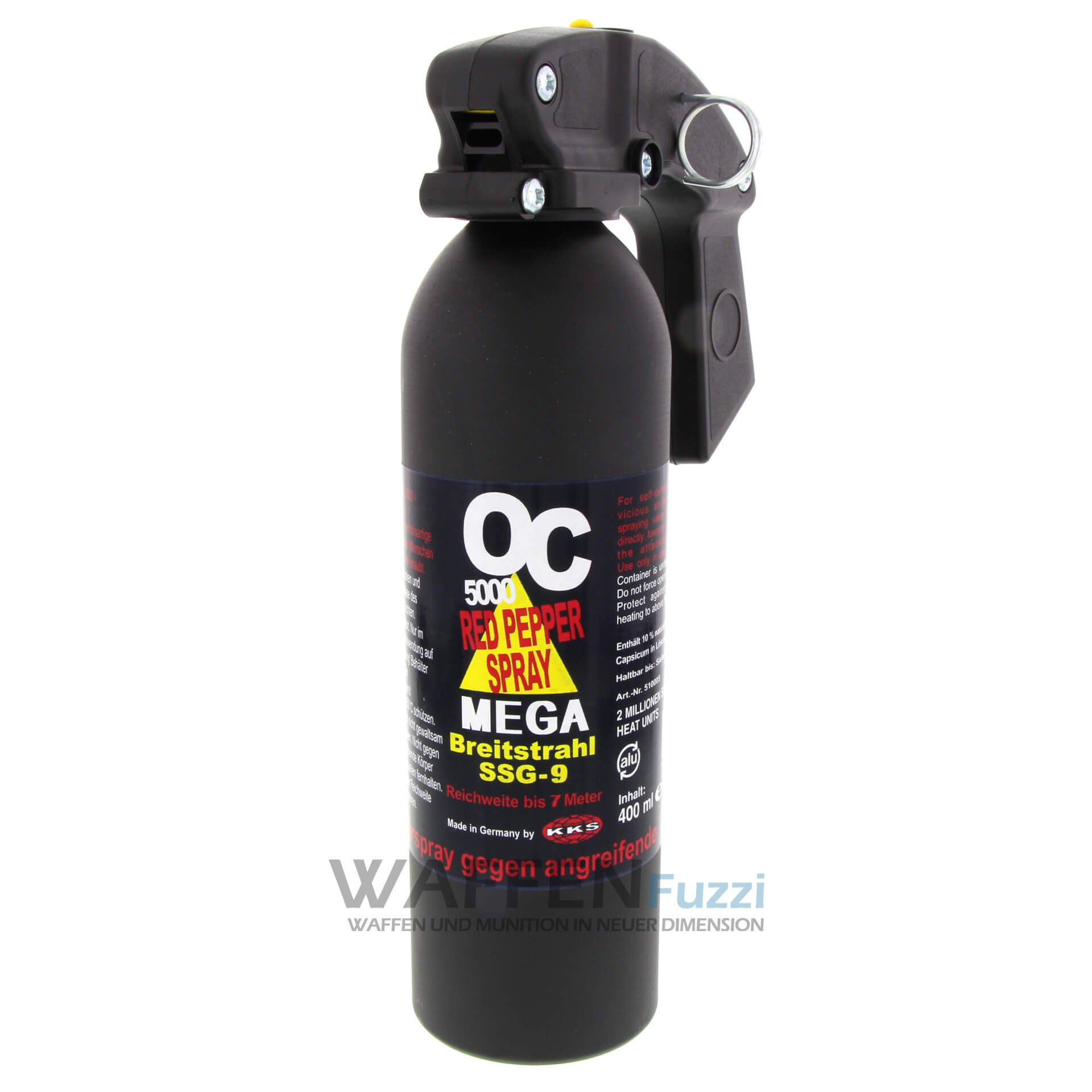 Pfefferspray-Breitstrahl-Mega-400ml-bu-2178PgXYmsDmyWCJL Grosses Pfefferspray mit 400 ml Inhalt und breitem Strahl