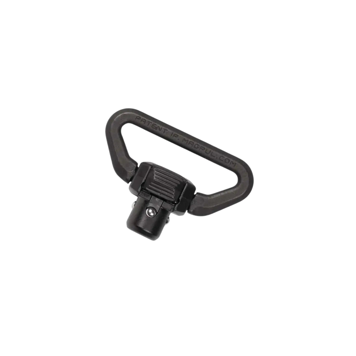 Schwarzer Magpul QDM Quick Disconnect Riemenbügel mit rechteckigem Rahmen und Drehverschluss