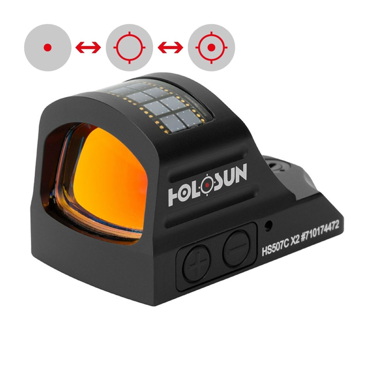 Holosun Classic HS507C RD X2 Kreispunktvisier Open Reflex Holosun Classic HS507C RD X2 Kreispunktvisier Open Reflex