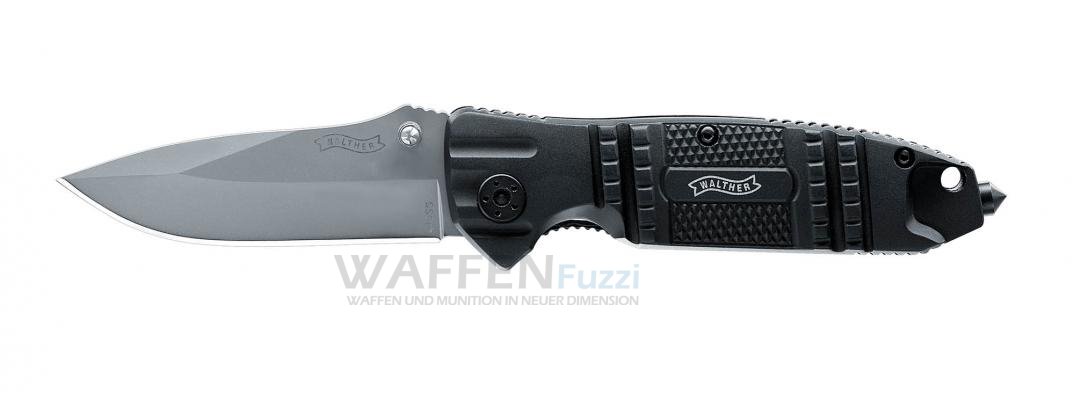 Walther Federunterstütztes Einhandmesser STK Silver Tac Knife inkl. Glasbrecher